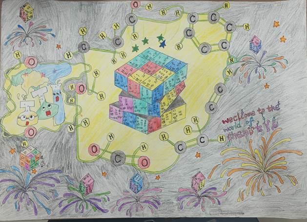 12月18日化工学院团委开展“化学与艺术的融合——创意绘‘化’大赛”1