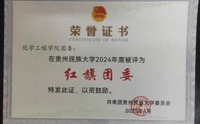 喜报：我院团委、学生会荣获贵州民族大学2024年度“红旗团委”“优秀学生会”称号